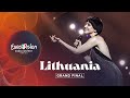 Monika liu  sentimentai  live  lithuania   grand final  eurovision 2022