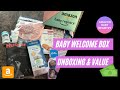 Amazon Baby Registry Welcome Box | Amazon Registry Unboxing | Free Baby Stuff