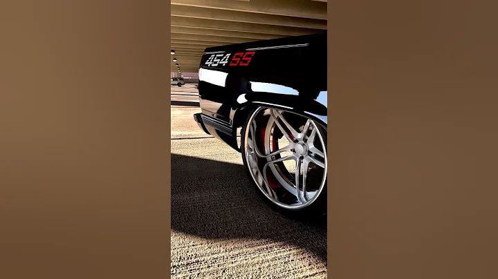 1990’s Chevy 454 SS Lowered on Deep Lip Intro Wheels #454ss #loweredtrucks #droppedtrucks #90s