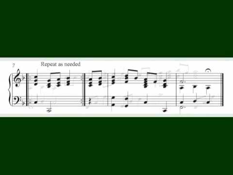 The Twelve Days Of Christmas, intermediate piano sheet music - YouTube