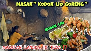 Emak Darti masak KODOK IJO goreng & nasi tiwul ‼️ Makanan langka di kampung