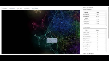 large network(Co-authorship)  visualization