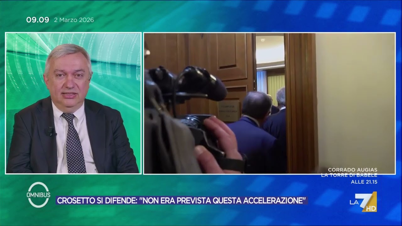 Crosetto a Dubai, Molinari: 