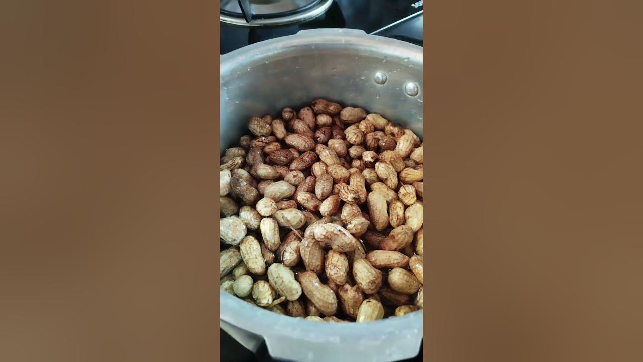How to Boil raw Peanuts with shell | Boil Peanuts in Cooker | # ...