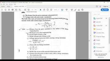 SAITM B Tech Civil Sem 4 Design of Concrete Structures Unit No 4 Lecture No 16