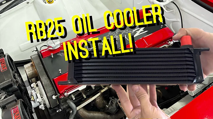 Rb25 oil cooler install in a 240z!
