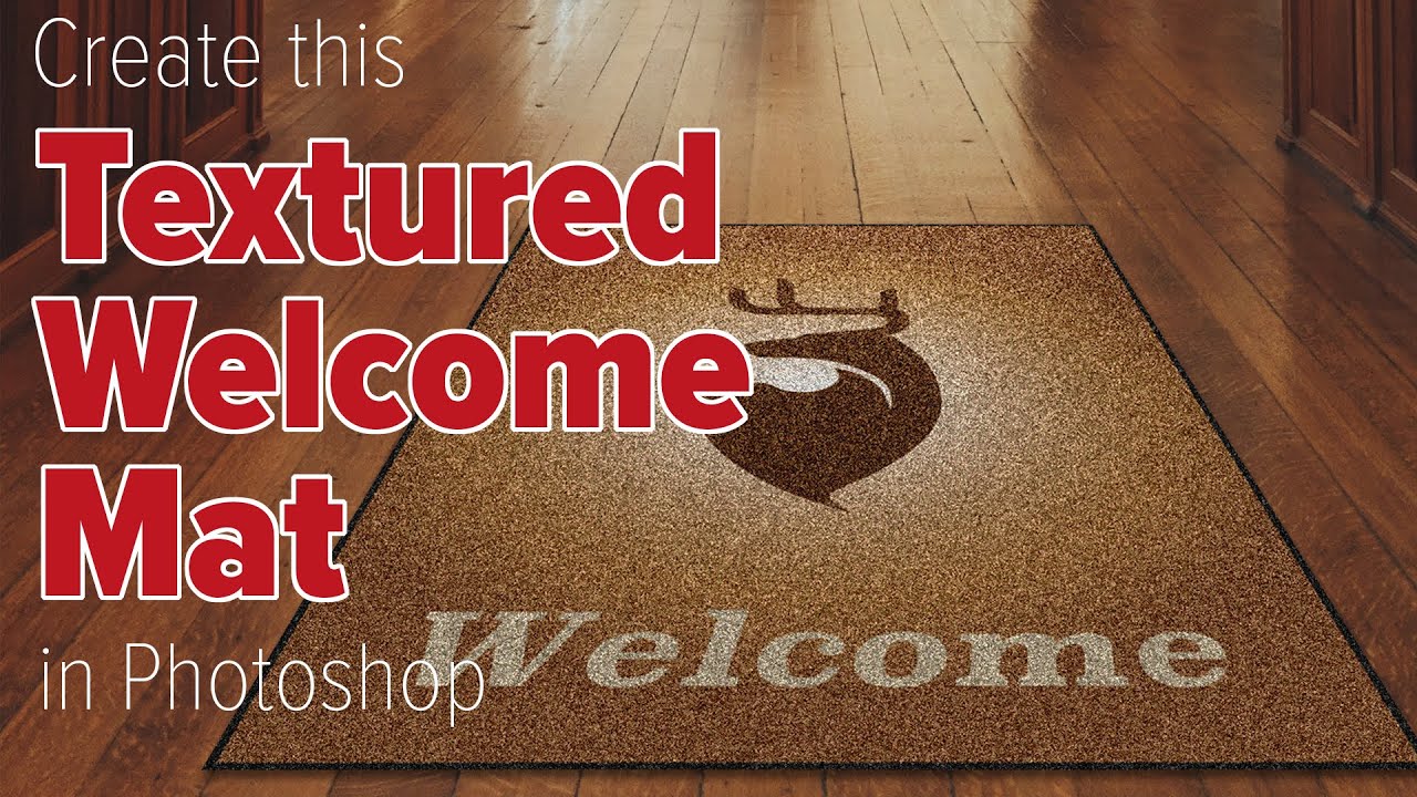 Download Textured Welcome Mat Mockup Photoshop Illustrator Youtube