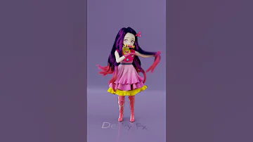 nezuko AI hoshino アイドル #demonslayer #animedance