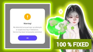 Zepeto Tutorial: Service has been temporary restricted 100% fixed 2023