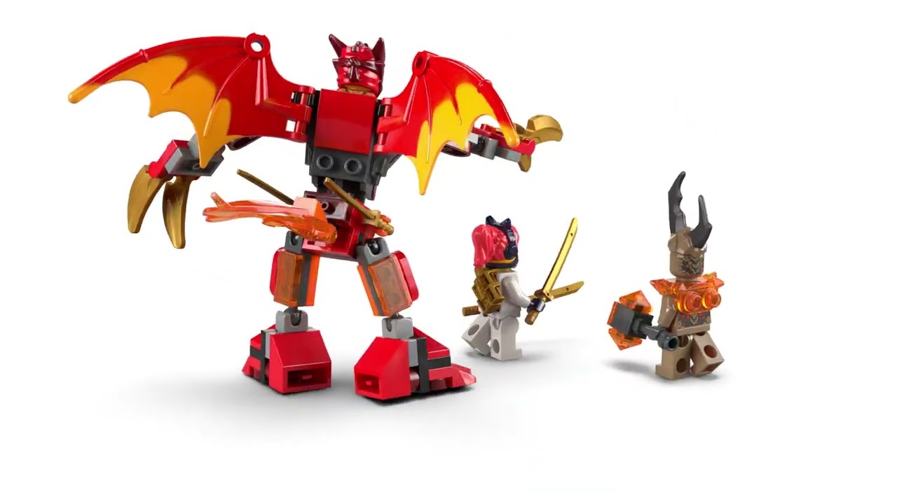 LEGO NINJAGO Kai'nin Ejderha Robotu Savaş Paketi 71851 - 6 Yaş ve