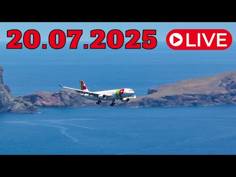 LIVE BIG Action at Madeira Island Airport 20.07.2025