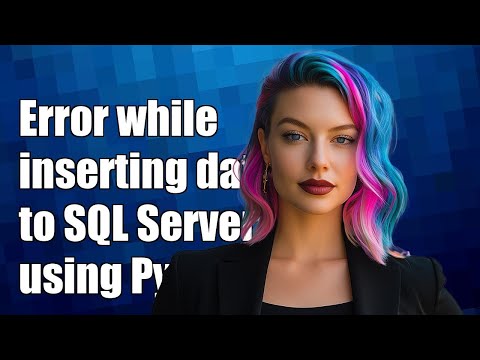Error while insert dataframe to Sql-server DB using to_sql function in python