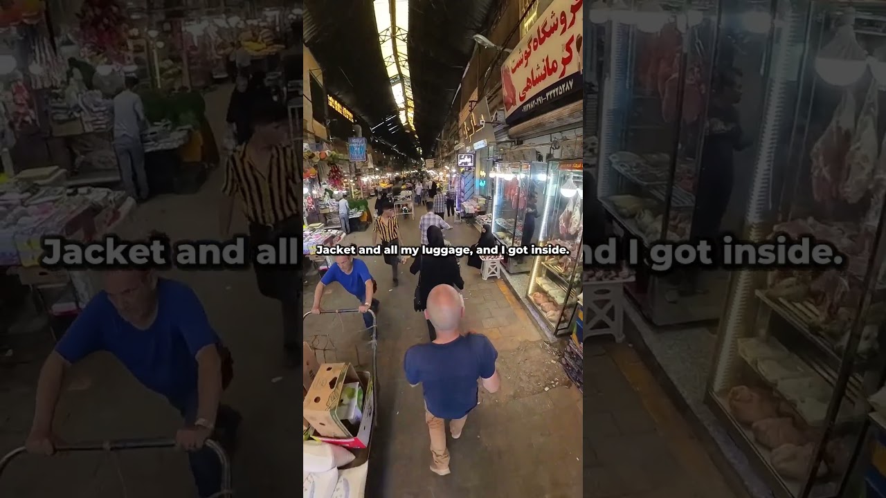 Inside Iran Market | Quad route Barcelona - Nepal | Day 49: Iran III Watch episode in my channel 🔥
