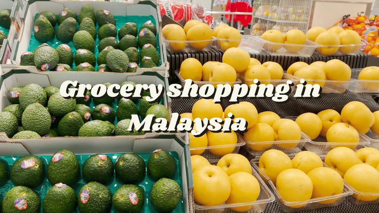 Grocery shopping in Malaysia | Aeon Shopping Mall | 4K