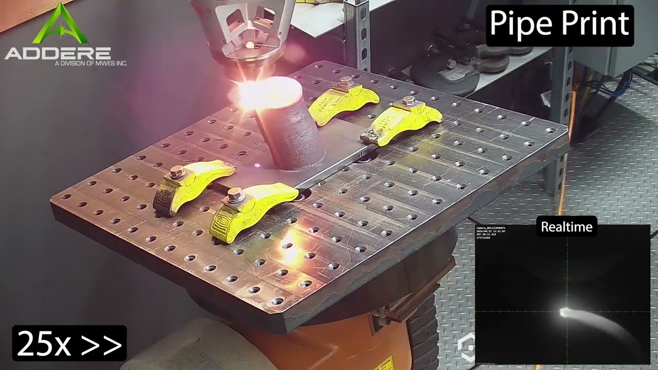 3D Print Stainless Steel Curved Piping with ADDere