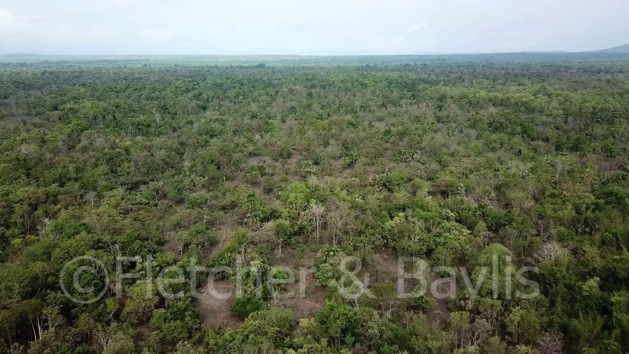 42155 Aerial, Eastern Plains Landscape, Mondulkiri, Cambodia
