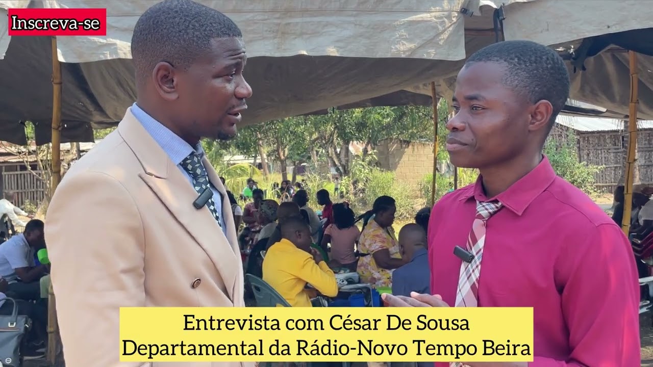 Entrevistei o Director da Rádio-Novo Tempo da Missão Central em Moçambique