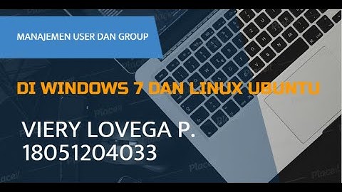 Manajemen User dan Group Dengan GNS3 VB, Menggunakan Win7 dan Linux Ubuntu || Viery - 18051204033