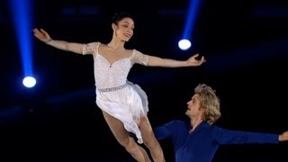 Meryl Davis Charlie White-The Gaul - a concert of Olympic champions 2014 in Moscow (Russian TV)