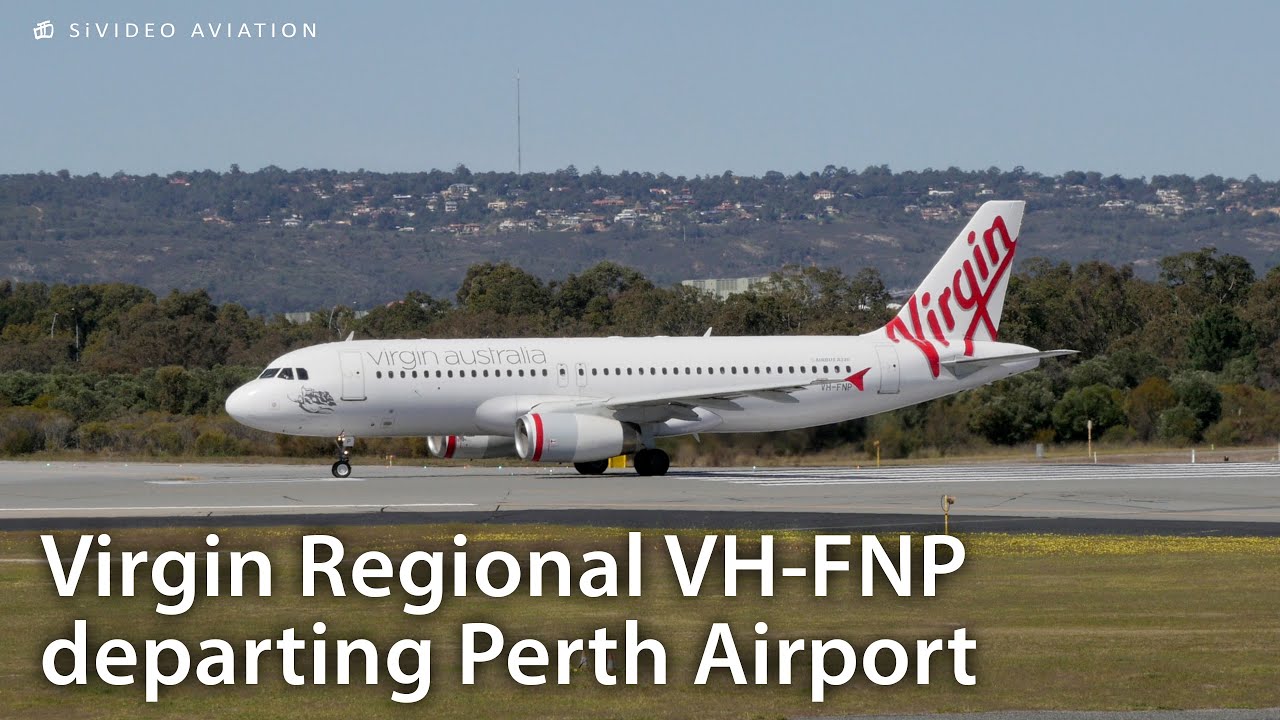 Now retired - Virgin Australia Regional Airlines (VH-FNP) departing Perth Airport on RW03