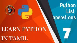 Python Lists | Python in tamil