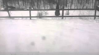 Winter Storm Jonas Time Lapse - Princeton, WV