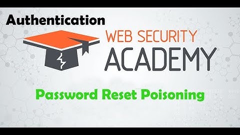 Password Reset Poisoning | PortSwigger Web Security | BurpSuite