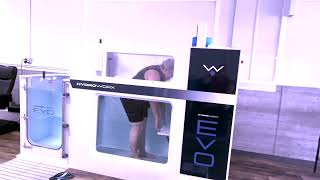 HydroWorx EVO underwater treadmill for fitness/wellness at any age