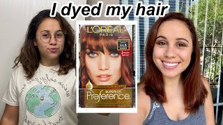 I dyed my hair RED at HOME *NO BLEACH*