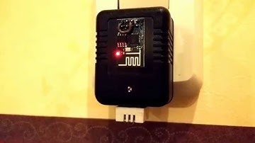 MQTT WiFi Thermometer in action