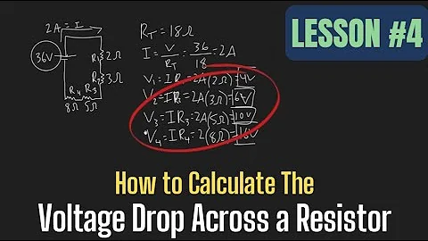 How to Calculate the Voltage Drop Across a Resistor