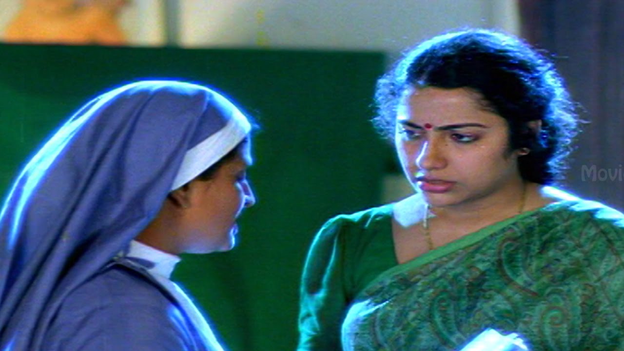 Suhasini Knowing Truth About Baby Shamili Nice Scene || Bangaru Papa Movie || Karthik