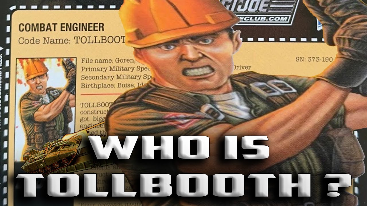 History and Origin of GI Joe's TOLLBOOTH and his M60 AVLB inspired Bridge Layer!