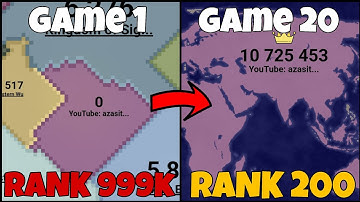 How I got Rank 200 in Territorial.io 1v1 In Less Than 25 Battles