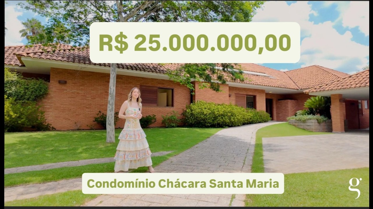 Espetacular mansão em terreno de 9.000m2 à venda no Condomínio Chácara Santa Maria em Sorocaba/SP