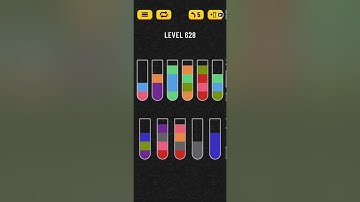 Water Sort Puzzle Level 628 Walkthrough Solution Android/iOS 💦
