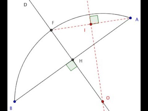 Vidéo: Dans le cercle p, quel arc est un demi-cercle ?