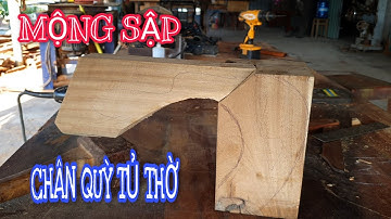 [Mộc Mực Mẹo] Cách lấy mực làm MỘNG SẬP của chân quỳ TỦ THỜ GÒ CÔNG