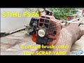 A retired STIHL FS26 brush cutter from SCRAP YARD - Whether can I revive it?? Let's check