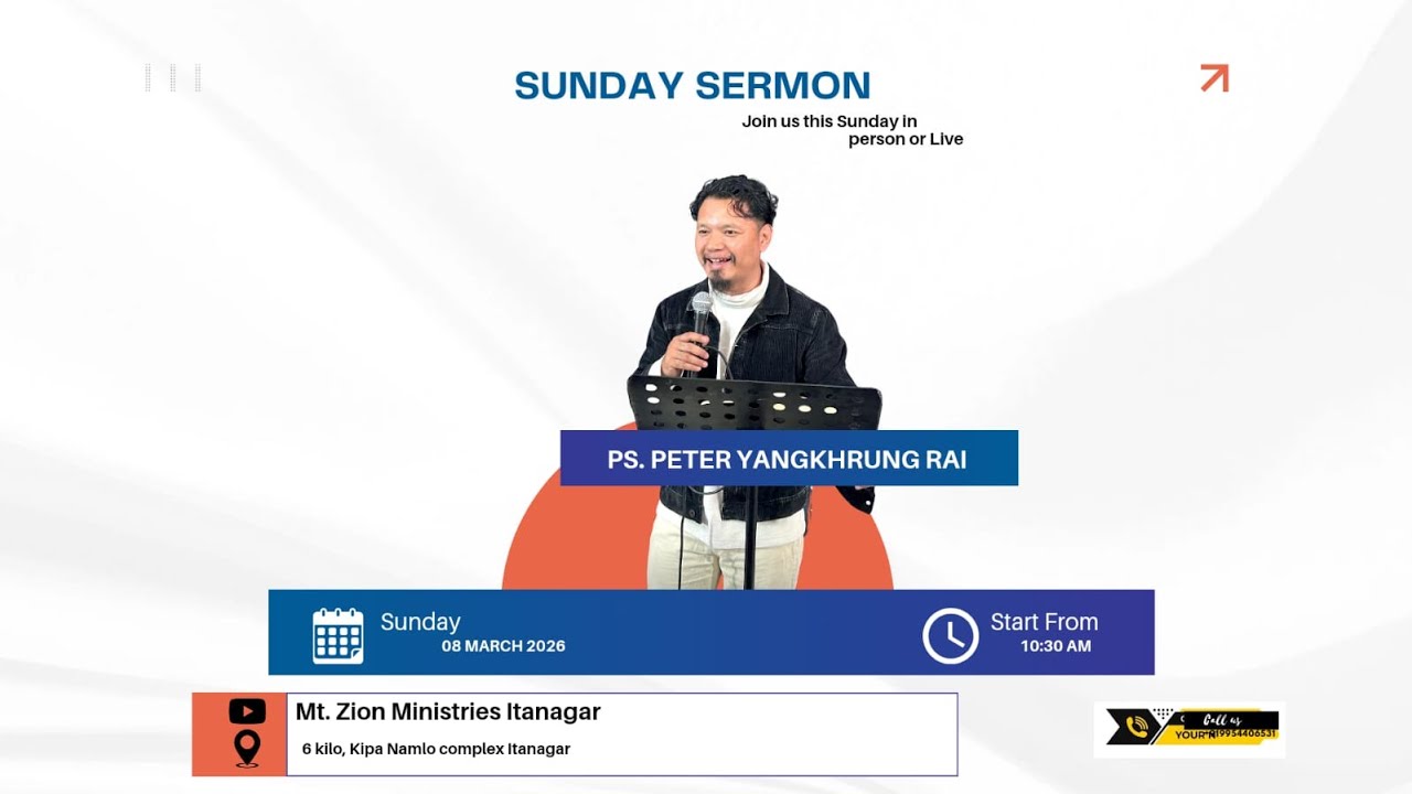Sunday Sermon | Pastor Peter Yangkhrung Rai| 08-02-26
