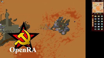 OpenRA Classic Dune 2 HD Mod Test Skirmish 2017 (1 Player vs 2 AIs)