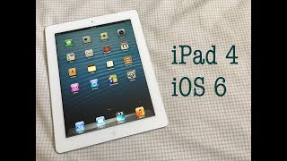 iPad 4 под управлением iOS 6!