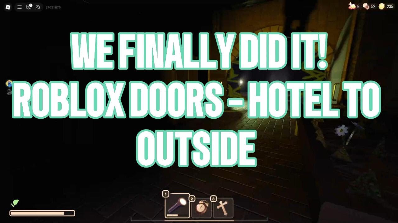 We finally did it! Roblox Doors - Hotel to Outside! #gamingvideos # ...