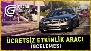 GRAND RP - ÜCRETSİZ ETKİNLİK ARACI İNCELEMESİ (Benefactor-Benz E-Class 2014) by Alejandro 1,076 views 1 month ago 4 minutes, 20 seconds