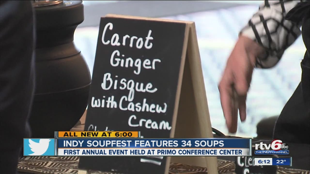 First annual Indy SoupFest features 34 soups YouTube