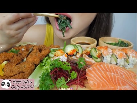 Best Bites Only ASMR | SUSHI Akari Island, Soft Shell Crab, Salmon