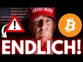 BITCOIN - ENDLICH IST ES PASSIERT!! (wichtigster Moment) 