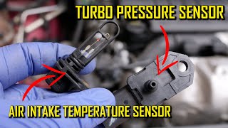 1.6 Hdi Turbo Pressure Sensor And Temperature Air Intake Sensor Remove, Clean And Replace