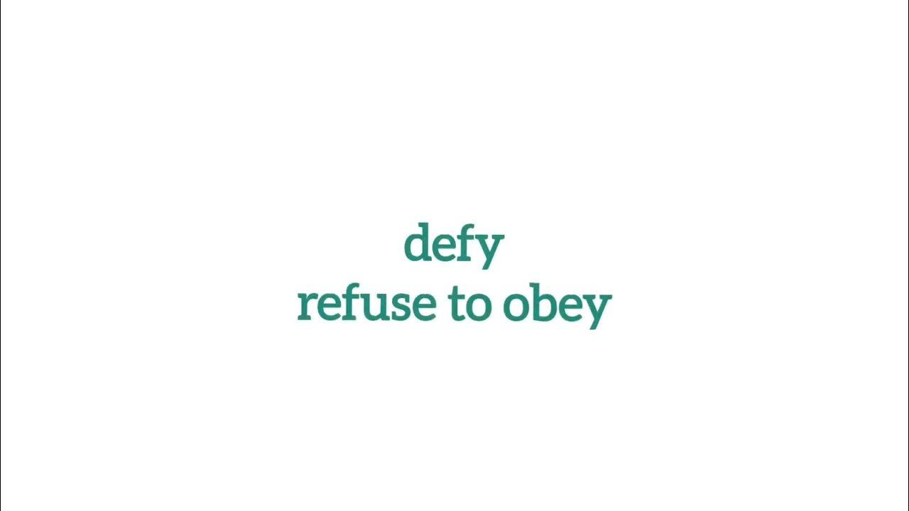 Defy Meaning YouTube defy-meaning-youtube