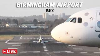 Birmingham Airport Live - Crosswind Action 💨✈️ 20th May 2026 Birmingham Airport Live - Crosswind Action 💨✈️ 20th May 2026